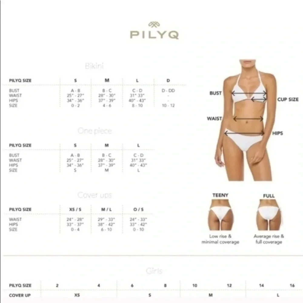 LAST ONE! New Pilyq PQ Swim Papaya Reef Full Bikini Bottom